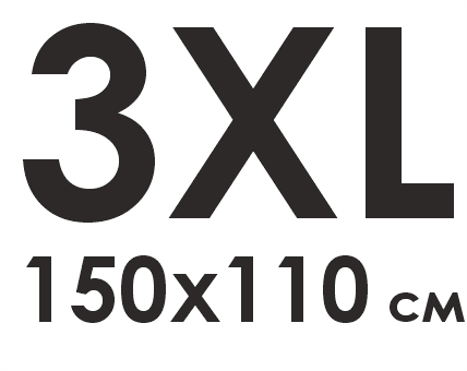 "3XL" 150x110