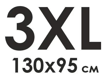 "3XL" 130x95