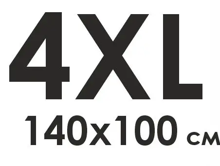 "4XL" 140x100