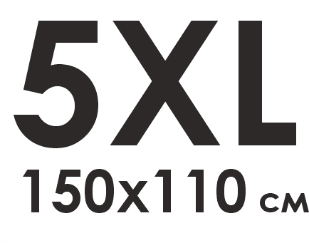 "5XL" 150x110